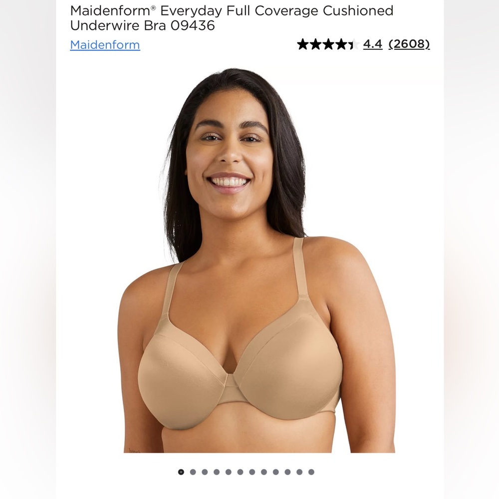 NWT Maidenform 36DD T-shirt bra nude color